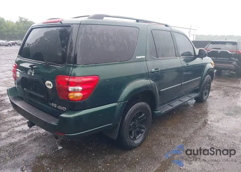 2004 Toyota Sequoia Limited V8 из США, поврежденный, VIN 5TDBT48A64S228303